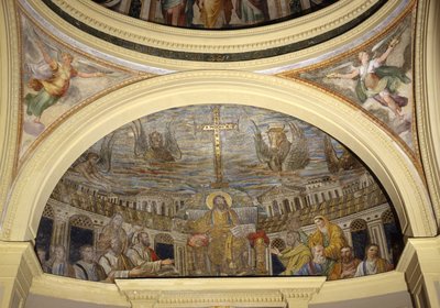 Christus unter den Aposteln von Roman
